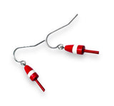 Tiny Lobster Buoy Earrings/ Nautical Earrings