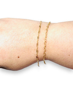 Dainty Gold Filled Chain Bracelet - Janine Design