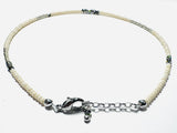 Beaded Anklet/Adjustable Anklet - Janine Design