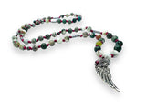 Angel Wing Gemstone Necklace