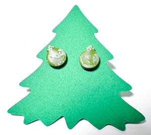 Winter Earrings/ Clay Earrings, Holiday Earrings/ Christmas Earrings- ON SALE!*