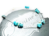 Turquoise Anklet/Sterling Silver Anklet