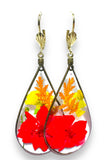 Pressed Flower Earrings/Real Flower Earrings/Resin Flower