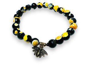 Agate Bee Bracelets