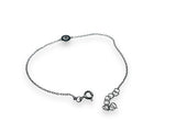 Evil Eye Silver Chain Bracelet