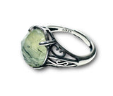 Gemstone Adjustable Filigree Ring - Janine Design