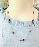 Tourmaline Necklace on Chain