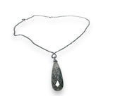 Sunstone Necklace/Gemstone, Teardrop - Janine Design