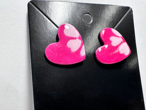 Valentines Earrings- Clay Earrings