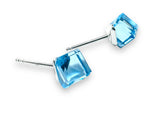 Crystal Ice Cube Stud Earrings