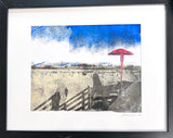 Acrylic Gel Prints- Framed, One of a Kind Artwork- Santa Cruz