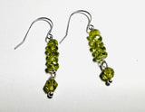 Peridot and Sterling Earrings - Janine Design