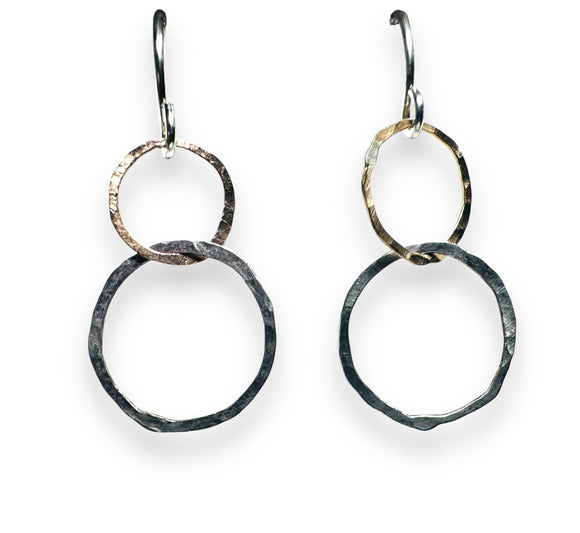 Double Circle Earrings