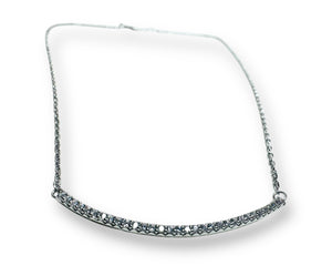 Cubic Zirconia Bar Necklace