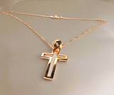 Cross-Rose Gold