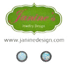 Opal Studs/ October Birthstone Studs