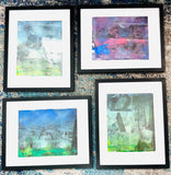 Acrylic Gel Prints- Framed, one-of-a Kind Artwork - Janine Design