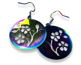 Colorful Laser and Steel  Earrings/Affordable Earrings/ Family Earrings /Nature Earrings - Janine Design