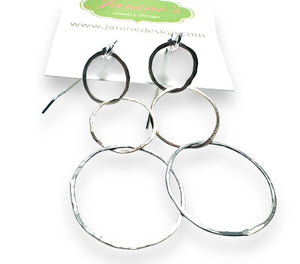 Triple Circle Earrings