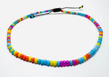 Summer Vibe Beaded Bracelet / Colorful Adjustable Bracelet