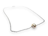 Single Simple Pearl Necklace