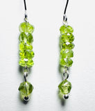 Peridot and Sterling Earrings - Janine Design