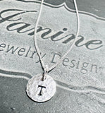 Sterling Silver Initial Necklace