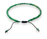 Adjustable Friendship Bracelet/Glass Friendship Bracelet 2-5 MM Bead Bracelet or Anklet